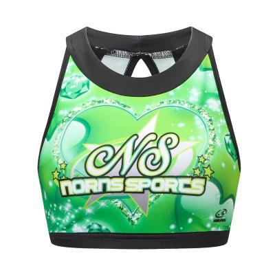 China Antibacterial Hot Sale Custom College Cheerleading Bra for sale