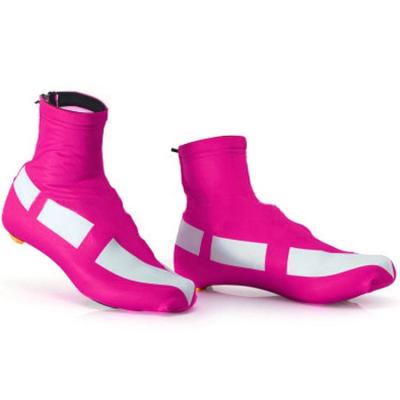 China Polyester Spandex Cycling Cycling Shoe Cover With Back Zipper for sale