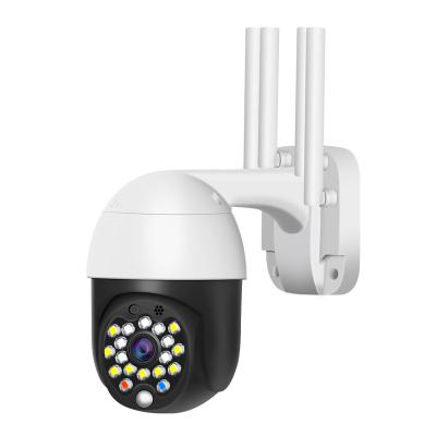 China 1080p Wifi PTZ Siren IP Camera Software Zoom Built-in Two Way Audio Outdoor Security Camera Waterproof Auto Tracking Detection ycc365plus for sale