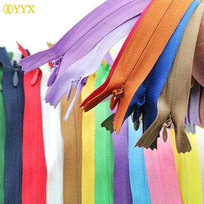 China Custom Size 3# 5# Nylon Invisible Zipper Workable For Clothes Garment Dress Work for sale