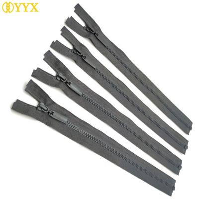 China Auto Lock YYX 5 Plastic Zipper Resleting Heavy Dury Zipper Open End Zipper for sale