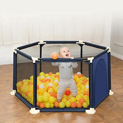 China Contemporary Pool Balls Playpen For Toddler Solid Color Infant Safety Guardrail Indoor Fence Kids Playground Playpen Toy Without Ball for sale