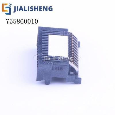 China Brand New and Original Panel-to-Board MOLEX 755860010 Board Rail Connectors More Specifications Available for sale