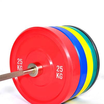 China Hot Plate Steel Commercial Rubber Bumper Plates Gym Weight Plate Bumper for sale