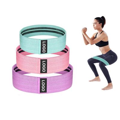 China Yoga Training ALDWIN Private Label Exercise Band Cloth Hip Circle Bands Elastic Resistance Booty Bands for sale