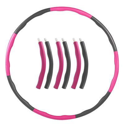 China Wholesale Diet Gymnastic/Fitness Burning Weight Plastic Ring Hoops Adults Detachable Fat Polynesian Dance Adjustable Gym Dropshipping for sale