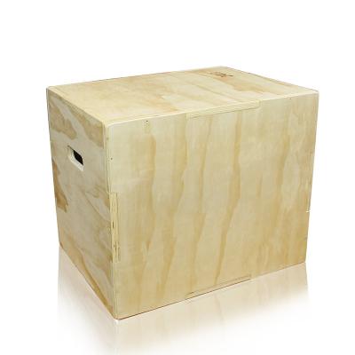 China Wooden Plyo Plyometric Box Jumping Plyo Box Fitness Wooden Exercise Wooden Equipment Wooden Plyo Box for sale