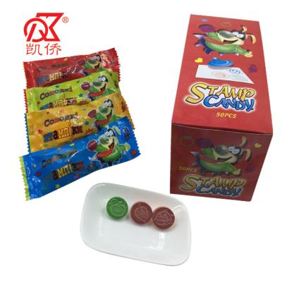 China 10.5g Natural Stamp Candy for sale