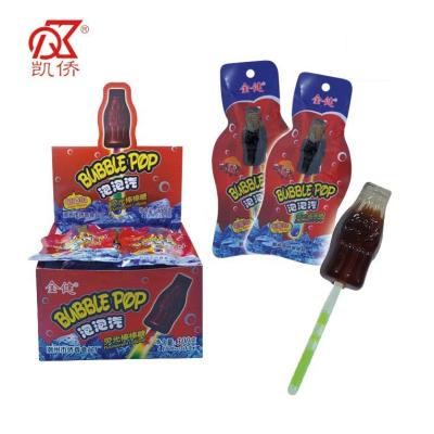 China 10g Natural Glowing Cola Shaped Lollipop for sale