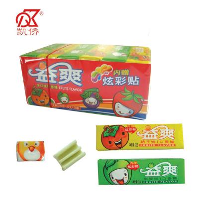 China 13g 5pcs Tattoo Pack Energy Chewing Gum QXA-122 for sale