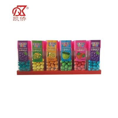 China Popular Natural Fruit Flavor 5g Bubble Gum Chewing Gum for sale