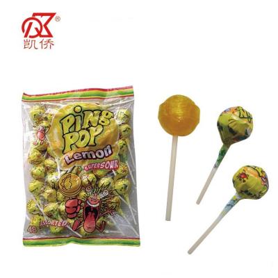 China Bubble Gum 21g Sour Normal Pin Pop Lollipops Sweets for sale