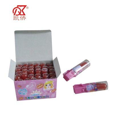 China Capsule Toys 6g Light Lipstick Fruit Candy Funny Toy for sale