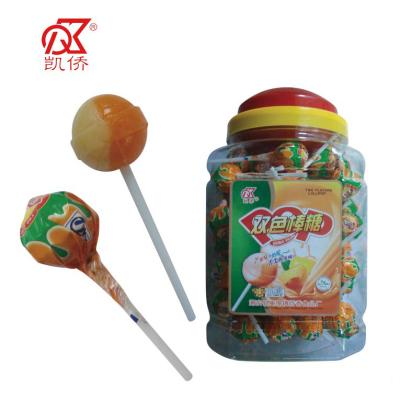 China New KaiQiao 15g brand natural gum lollipop candy and candy for sale