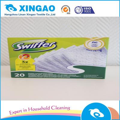 China Sustainable All Purpose Dry Floor Sweeper Cloths Fills Household Cleaning Cloths for sale