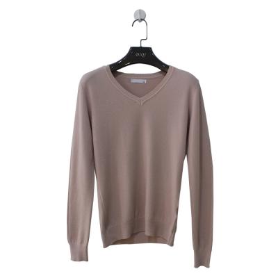 China Latest Design Anti-Pilling Ladies Love Plain V-Neck Sweater for sale