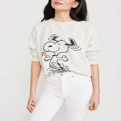 China Wholesale Anti-pilling Woman Sports Shirt Comfortable Cute Snoopy Women for sale