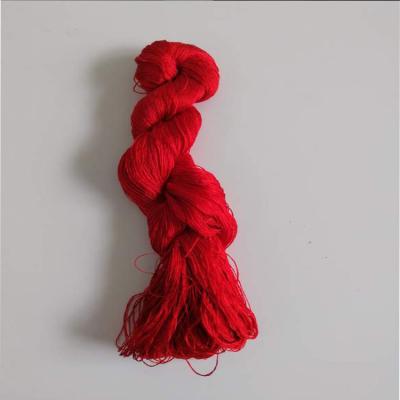 China Elastic Thread Dye DIY Good Quality Embroidery Thread 100% Silk Weaving Silk Thread for sale