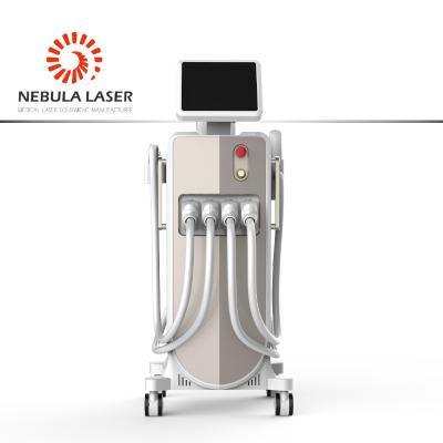 China Multifunctional dye removal IPL SHR diode laser ND yag laser 4 in 1 beauty laser machine for beauty clinic for sale