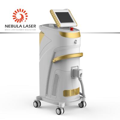 China Hair Removal Dreifach Diodenlaser 1200w 808nm Stationary Diode Laser For Hair Removal, Laser Skin Rejuvenation for sale