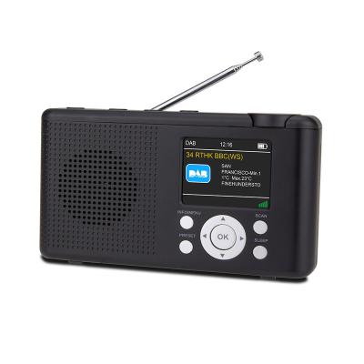 China DB-23C DAB+/DAB/FM Radio Color Screen Home Rechargeable Radio Built In Battery for sale