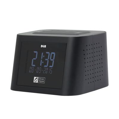 China DB-828 DAB+/DAB/FM radio home clock radio with dual alarms and sleep timer and USB charger for mobile phone for sale