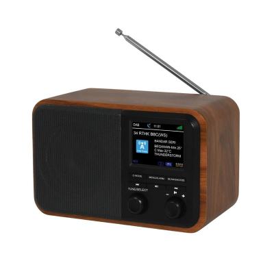 China TF card/USB Rechargeable Wooden Playback Cabinet USB Playback FM DAB Radio for sale