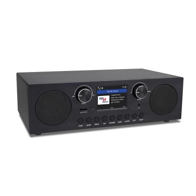 China Clock And Alarm Function With Nap DB-800 Wooden Cabinet Stereo Home Radio DAB+ DAB FM TF Card Playback for sale