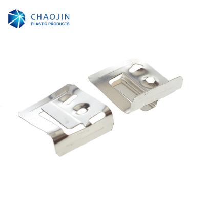 China Mount Wall Panel Stainless Steel Buckle Clip Accessories For PVC Wall Panel for sale