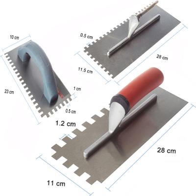 China Stainless Steel SQUARE Adhesive Trowel Notch for sale