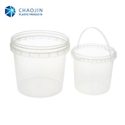 China ALL Round Square Plastic Pail Bucket Container With Lid for sale