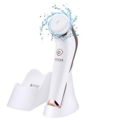 China Other IPX7 Wireless Rechargeable Waterproof Rose Gold Face Rotation Brush for sale