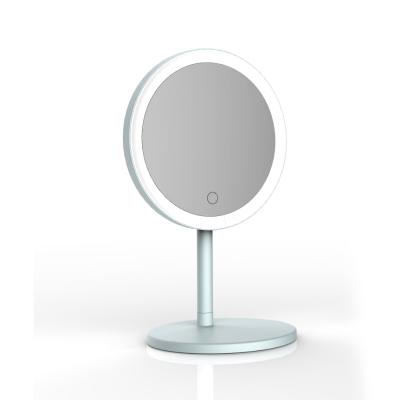 China LED Lighted Touch Screen Lighted Makeup Mirror With Magnifying Glass for sale