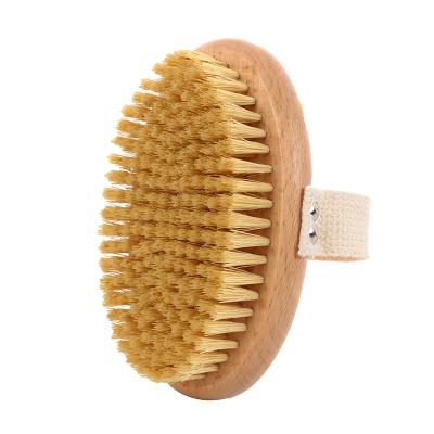 China All Natural Plant Sisal Cactus Brislte Brislte Bath Brush Beech Body Dry Skin Brush Vegan Sisal Hair for sale