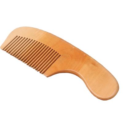 China Customized Eco-friendly Handmade Natural Wooden Anti-static Hair Comb Hair Detangling Wooden Brush for sale