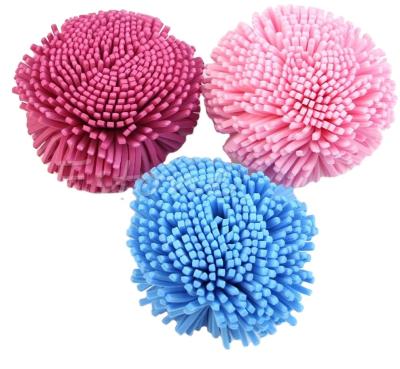 China All Natural Promotional Bath / Shower Body Exfoliate Blast Sponge Mesh EVA Colorful Bath Ball Sponge for sale