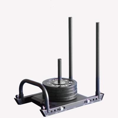 China Heavy Duty Weight Plate Sled Gym Equipment Fitness Power Sled for sale