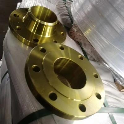 China Slip On Carbon Steel Forged Flange PN16 CLASS150 Yellow Painting for sale