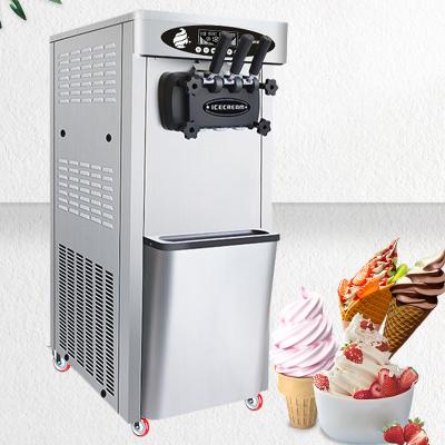 中国 MUXUE Ice Cream Maker 3 Seasons Brave Man Vertical Commercial Frozen Yogurt Ice Cream Cone Maker Soft Serve Ice Cream Making Machine 20L/H 販売のため