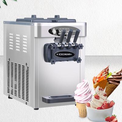 中国 MUXUE ice cream maker soft ice cream making machine three flavors soft serve machine for food cart 20L/H 販売のため