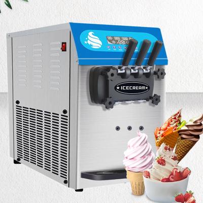 China Cabezales des helados De 3 de hacer de Maquina Para ice cream maker table top MUXUE ice cream maker 24/30/36/50 l/h en venta