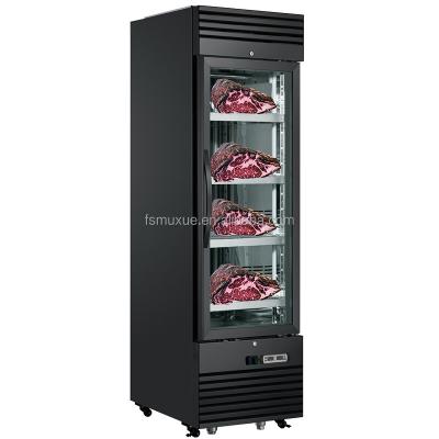 China MUXUE Single-temperature steak drying refrigerator beef ager dry meat againg hanging dry aging refrigerator 1 door for sale