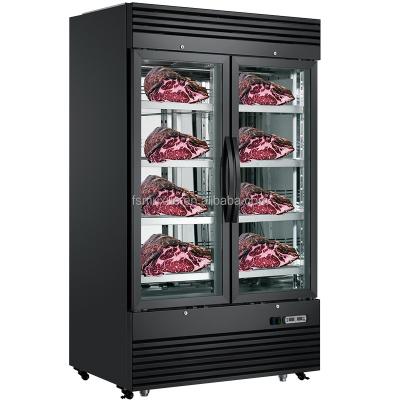 Chine MUXUE Single-temperature Meat Processing Refrigerator Aged Beef Machine Meat Steak Aging Refrigerator with UV Light 2 Door à vendre