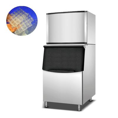 China Cube ice maker for making cold drink MUXUE fabricadora de hielo commercial cube ice maker output 500kg (1100lb) per day ice maker machine MX-ZBJ550 for sale