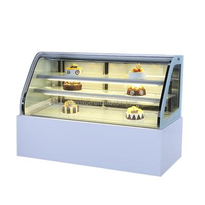 China MUXUE Single-temperature Cake Refrigerater Showcase Bakery Display Refrigerated Cabinet MX-DGG1800F-S for sale