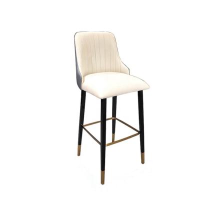 China Modern Modern About Leisure Fashion Steel Bar Chair Luxury Stainless Metal Bar Chair for sale