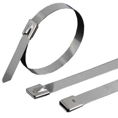 China High Quality 304/316 Stainless Steel Ball Lock Cable Zip Ties for sale