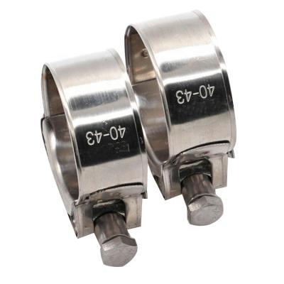 China Stainless Steel 201 / 304 / 316 Stainless Steel Tg Bolt Strong Pipe Clamp for sale