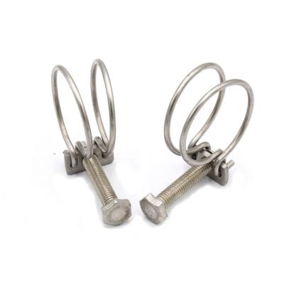 China High Quality Stainles Steel Diameter 3mm Diameter Pipe Clamp Stainless Steel Double Wire Wire for sale