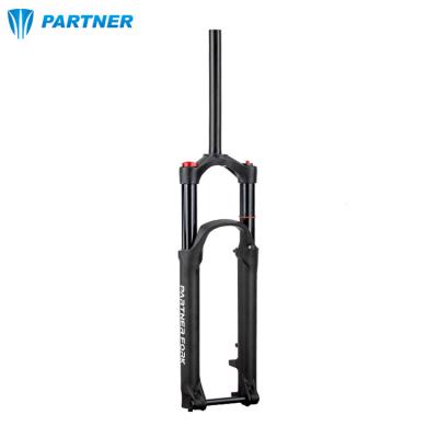 China Hydraulic lock bicycle part mountain bicycle magnesium alloy ox straight tube 27.5 inch hydraulic lock air suspension front fork for sale